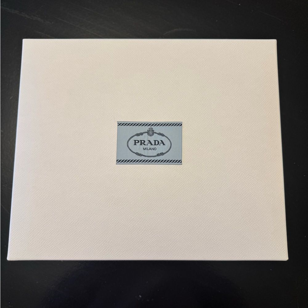Prada White Gift Box with Logo